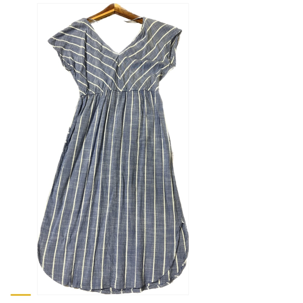 Universal Thread Blue and White Striped Dress